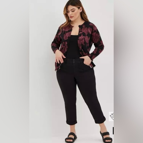 torrid Pants - Torrid Crop Aviator Skinny Stretch Twill Mid-Rise Pant